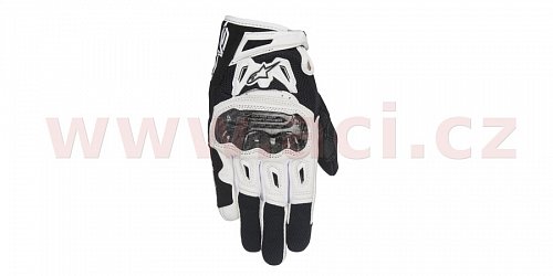 rukavice STELLA SMX-2 AIR CARBON, ALPINESTARS - Itálie, dámské (černé/bílé)